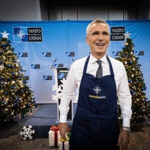 Jens Stoltenberg Instagram - Wonderful gathering with 4,000 colleagues at NATO’s headquarters in Brussels.

Pancakes and gluhwein were served. One of the waiters was a bit inexperienced. With a little training it went well. 

Most will get a well-deserved break, while some will remain on duty to look after us all.
