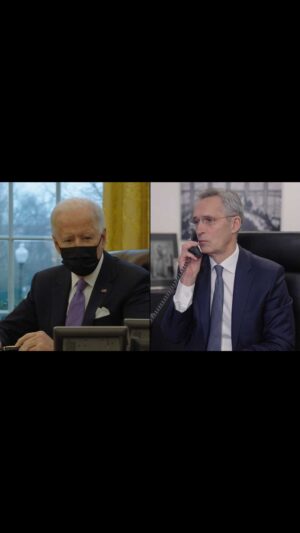 Jens Stoltenberg Instagram - Thanks for the great call, @POTUS. I really welcome your focus on rebuilding alliances. When Europe and North America stand strong together in #NATO, we deliver security and preserve peace.