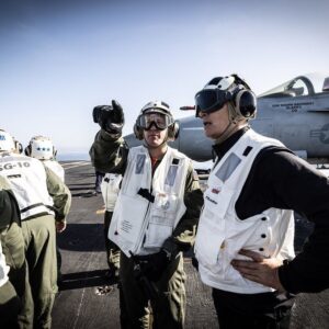 Jens Stoltenberg Instagram - An honour to visit the impressive USS George H.W. Bush in the Adriatic, now leading a strike group under #NATO command. The deployment is a perfect example of Europe & North America together in NATO, staying strong, delivering deterrence & keeping our people safe.

#NeptuneStrike