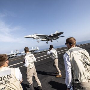 Jens Stoltenberg Instagram - An honour to visit the impressive USS George H.W. Bush in the Adriatic, now leading a strike group under #NATO command. The deployment is a perfect example of Europe & North America together in NATO, staying strong, delivering deterrence & keeping our people safe.

#NeptuneStrike