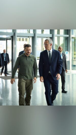 Jens Stoltenberg Instagram - Today we met in Brussels to discuss our preparations for @NATO’s Washington Summit. More support to Ukraine will be on top of the agenda, and we are on track for a successful summit. 

We stand together against Russian aggression. Ukraine will become a member of NATO.
____

Сьогодні ми зустрілися в Брюсселі, щоб обговорити підготовку до саміту НАТО у Вашингтоні. Збільшення підтримки України буде головним питанням порядку денного, і ми на шляху до успішного саміту. 

Ми стоїмо разом проти російської агресії. Україна стане членом НАТО.