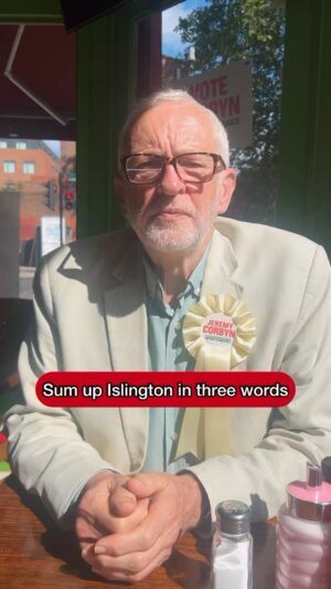 Jeremy Corbyn Instagram - Vote independent in Islington North