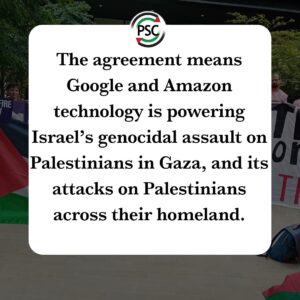 Jeremy Corbyn Instagram - Today, protesters gathered outside Google’s London HQ in solidarity with Google workers demanding that Google ends Project Nimbus, which is enabling Israel’s apartheid and genocide against Palestinians.

Across the world, Google and Amazon workers are rising up, demanding their labour isn’t used to build technology used to support oppression.

Follow @notechforapartheiduk for updates on the campaign and help support it by demanding Google #DropNimbus

#FreePalestine #CeasefireNOW