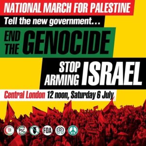 Jeremy Corbyn Instagram - Whatever happens on 4 July, I will be there on Saturday demanding an end to arms sales to Israel. 

We have a message to any incoming government: we won’t let you abandon the Palestinian people. 

We won’t let you turn a blind eye to genocide.