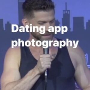 Jeremy Crittenden Instagram - It wasn’t on the shot list 🤷🏻‍♂️ link in bio for tickets
.
.
.
@broadway_comedy_club for @queercomedyfestival 
.
.
.
#gay #gayguy #gayswithbeards #husbandmaterial #comedy #gaycomic #grindr #standupcomedian