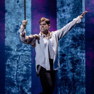 Jeremy Jordan Instagram - EXCLUSIVE FIRST LOOK AT THE BONNIE AND CLYDE FILM AHEAD OF STREAMED RELEASE! Get all the details at WhatsOnStage now - link in bio. Photos by The Other Richard. #BonnieandClyde #JeremyJordan #Broadway #Musical