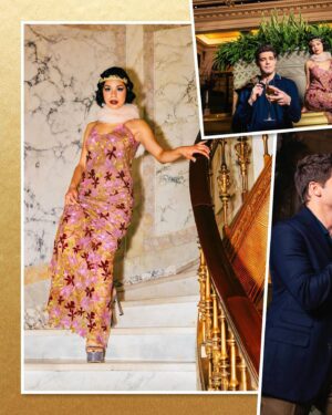 Jeremy Jordan Instagram - “Because the book itself is so grand, there’s not just one way to do ’The Great Gatsby.’”

Time Out New York’s March cover stars are the leading cast members of “The Great Gatsby” on Broadway, Jeremy Jordan and Eva Noblezada. After a photo shoot at the @theplazahotel, we asked them about what it’s like to play the iconic characters and their relationship with each other on the stage to kick off our Spring Broadway Preview.

Head to the link in our bio to read the full interview and check out “The Great Gatsby” at the Broadway Theatre, opening April 25.

Photographer: Evan Zimmerman @evzmm
New York Editor: Shaye Weaver @shayeweaver
Design Director: Bryan Mayes @bryanmayesdotcom
Senior Designer: Onik Hossain @onik3
Video Director: Delia Barth @dbarthvader
Photo Editor: Laura Gallant @lauramgallant
Writer: Raven Snook @divaraven
Stylist: Emma Pritchard @meemmap and assisted by @sarahgoethejones
Hair: Keshia Tokeshia @howtokeshia
Make-Up: Chelsea Gehr @chelseagehr from @exclusiveartists using @makebeautyofficial
Groomer: Lisa-Raquel Baines @lisaraquel
Location: The Plaza Hotel @theplazahotel

Cover look Jeremy wears a vintage robe and @century21stores Cravat and socks while Eva wears @kelsey.randall chainmail dress, @skims bodysuit, @eugeniakimnyc hat, vintage robe and @stuartweitzman sandals. In ballroom and stairs look Eva wears @christylynncollection gown, @dauphinesofny headband, @adriennelandau faux fur scarf and @stuartweitzman sandals. Jeremy wears @tedbaker shirt, @brooksbrothers suit and @allenedmonds shoes. The bath look Eva is wearing @halston gown, @dauphinesofny headband, @wacoalamerica bra and @adriennelandau stole, Jeremy wears @brooksbrothers tuxedo, @tommyhilfiger bow tie and @allenedmonds shoes.