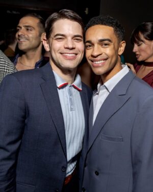 Jeremy Jordan Instagram - I should have taken more pictures (and fixed my damn collar). Remembering the magic of last weekend. Love my cast, my friends, my girl. Doesn't get much better than this.