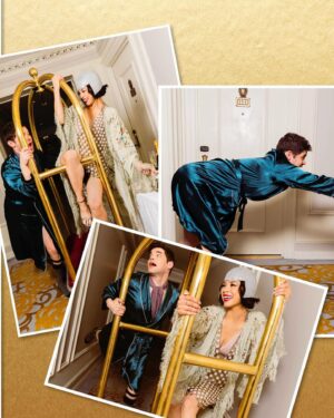 Jeremy Jordan Instagram - “Because the book itself is so grand, there’s not just one way to do ’The Great Gatsby.’”

Time Out New York’s March cover stars are the leading cast members of “The Great Gatsby” on Broadway, Jeremy Jordan and Eva Noblezada. After a photo shoot at the @theplazahotel, we asked them about what it’s like to play the iconic characters and their relationship with each other on the stage to kick off our Spring Broadway Preview.

Head to the link in our bio to read the full interview and check out “The Great Gatsby” at the Broadway Theatre, opening April 25.

Photographer: Evan Zimmerman @evzmm
New York Editor: Shaye Weaver @shayeweaver
Design Director: Bryan Mayes @bryanmayesdotcom
Senior Designer: Onik Hossain @onik3
Video Director: Delia Barth @dbarthvader
Photo Editor: Laura Gallant @lauramgallant
Writer: Raven Snook @divaraven
Stylist: Emma Pritchard @meemmap and assisted by @sarahgoethejones
Hair: Keshia Tokeshia @howtokeshia
Make-Up: Chelsea Gehr @chelseagehr from @exclusiveartists using @makebeautyofficial
Groomer: Lisa-Raquel Baines @lisaraquel
Location: The Plaza Hotel @theplazahotel

Cover look Jeremy wears a vintage robe and @century21stores Cravat and socks while Eva wears @kelsey.randall chainmail dress, @skims bodysuit, @eugeniakimnyc hat, vintage robe and @stuartweitzman sandals. In ballroom and stairs look Eva wears @christylynncollection gown, @dauphinesofny headband, @adriennelandau faux fur scarf and @stuartweitzman sandals. Jeremy wears @tedbaker shirt, @brooksbrothers suit and @allenedmonds shoes. The bath look Eva is wearing @halston gown, @dauphinesofny headband, @wacoalamerica bra and @adriennelandau stole, Jeremy wears @brooksbrothers tuxedo, @tommyhilfiger bow tie and @allenedmonds shoes.