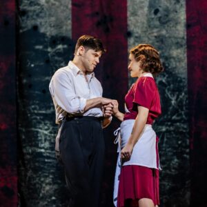 Jeremy Jordan Instagram - EXCLUSIVE FIRST LOOK AT THE BONNIE AND CLYDE FILM AHEAD OF STREAMED RELEASE! Get all the details at WhatsOnStage now - link in bio. Photos by The Other Richard. #BonnieandClyde #JeremyJordan #Broadway #Musical