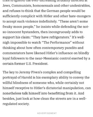 Jeremy Piven Instagram - Long journey its been… How much of yourself  will you compromise to be successful? That’s one of the many questions that we explore in The Performance. Thanks @variety  for showing up and reviewing our film. When my mother handed me this short story a decade ago I had hoped for this moment. So much to tell you guys about this journey. Thank you