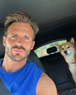 Jérémy Samat Instagram - Jamais sans mon acolyte🩵 🐕