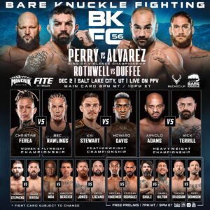 Jeremy Stephens Instagram - @bareknucklefc Going down in Salt Lake City, Utah this Saturday Dec 2. @maverik_center tune in check out my BareKnuckle Debut. The KO King is Home