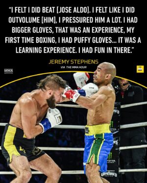 Jeremy Stephens Instagram - Jeremy Stephens believes he won his boxing debut 🥊 #PaulDiaz #TheMMAHour