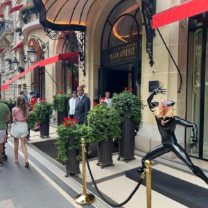 Jeremy Zag Instagram - The most iconic hotel and super heroes of Paris 🥰 #plazzaatheneeparis #miraculouslefilm @francois.delahaye
