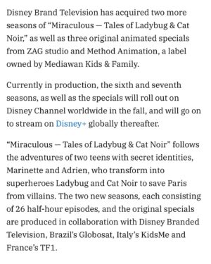 Jeremy Zag Instagram - Its official! @variety @mediawan.officiel @miraculous #zagheroez