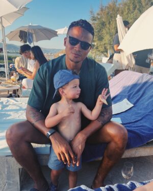 Jermaine Jenas Instagram - My boy 2 already, happy birthday JJ Jr 💙🎈🥳