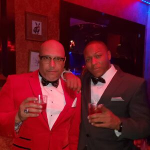 Jermel Howard Instagram - Me and my boy @ynvsceoshampoo at that @sandylal bday party. Had a ball ...