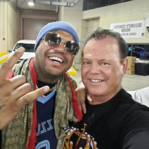Jerry Lawler Instagram - My old friend DJ Paul of Three 6 Mafia performed at halftime.