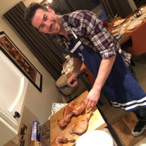 Jerry Trainor Instagram - Happy Thanksgiving from my family to yours! My sister cooked the turkey, I carved that bad boy. My parents regailed us with stories of our youth. I made enough mac n cheese to choke a yak. It was a good night!