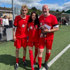 Jess Impiazzi Instagram - Another year playing for ‘This Country’ Vs Cirencester vets in aid of @cfa_childrensfootballalliance - although my lupus meant I couldn’t get on for too long at a time, I was really happy to be back with such an amazing bunch of humans, coming together to raise some dosh! 
Thank you to all my fellow players and the wonderful people who came to watch! I had such an amazing day and I’m going home super happy 🥰🥰🥰 thanks @paul57cooper for having me for my third year in a row 💪🏼🩷