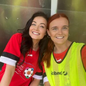 Jess Impiazzi Instagram - Another year playing for ‘This Country’ Vs Cirencester vets in aid of @cfa_childrensfootballalliance - although my lupus meant I couldn’t get on for too long at a time, I was really happy to be back with such an amazing bunch of humans, coming together to raise some dosh! 
Thank you to all my fellow players and the wonderful people who came to watch! I had such an amazing day and I’m going home super happy 🥰🥰🥰 thanks @paul57cooper for having me for my third year in a row 💪🏼🩷
