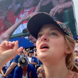 Jess Weixler Instagram - STAG party for @thepamrobison is ON 🙌 #wrigleyfield 🎊