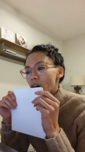 Jessalyn Wanlim Instagram - Anyone else sing this when sending holiday cards? #holidaycards