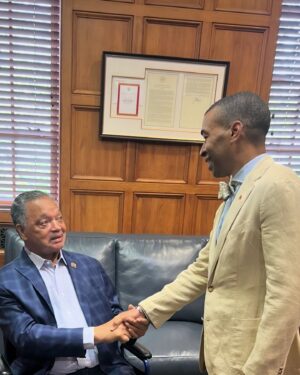 Jesse Jackson Instagram - I had a wonderful visit with Mayor Reed of Montgomery. Thank you @stevenlouisreed 

#keephopealive