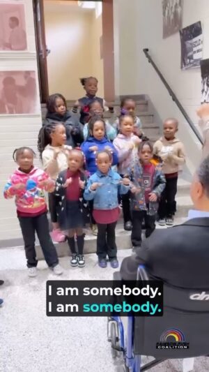 Jesse Jackson Instagram - I AM SOMEBODY! Kindergarten Affirmations ✨✨🫶🏾

The kindergarten class at Bronzeville Academy Charter beginning the day with kindergarten affirmations: Keeping Hope Alive, one smile at a time. ❤️🌟 🫶🏾

#iamsomebody #keephopealive #BelieveInYou #KindergartenMagic #bronzevilleacademycharter