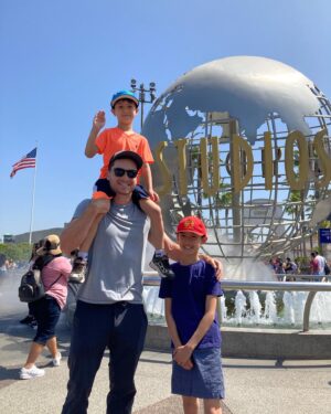 Jesse Lee Soffer Instagram - Thanks to @unistudios for the awesome day. My nephews thank you too. Ps. I didn’t tell Sam to make that face in the second pic, he knew he had one job if he was gonna get on that ride. #UniversalStudiosHollywood #UncleJesse