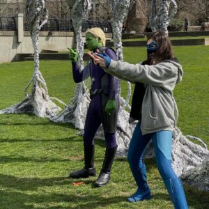 Jesse Rath Instagram - Mini photo dump of us throwing up the guns in ep 6x11 🔫🔫 @supergirlcw 

#supergirl #cw #brainiac5 #brainy #brainiac #dreamer #nianal #wb #warnerbros #martianmanhunter #arrowverse #sentinel #alexdanvers #superfriends #legionofsuperheroes #longlivethelegion #dc #dccomics