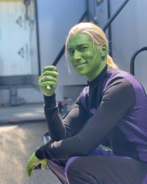 Jesse Rath Instagram - Yesterday saw the return of a very special character. Hope you all enjoyed the scene with “classic/perfect/Earnest Brainy” complete with new suit and green look. @supergirlcw 

#supergirl #brainy #brainiac5 #brainiac #legionofsuperheroes #cw #arrowverse #longlivethelegion #wb #warnerbros #dc #dceu #superfriends