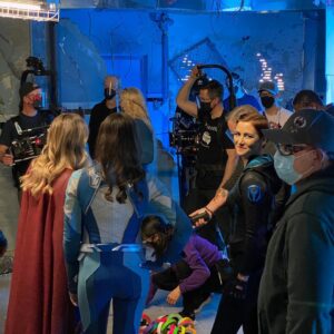Jesse Rath Instagram - Team meeting. Ep 6x12 photo dump!
@supergirlcw 

#supergirl #brainiac5 #karadanvers #brainy #brainiac #nianal #dreamer #martianmanhunter #sentinel #dc #kellyolsen #davidramsey #cw #wb #warnerbros #guardian #arrowverse #alexdanvers #superfriends