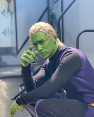 Jesse Rath Instagram - Yesterday saw the return of a very special character. Hope you all enjoyed the scene with “classic/perfect/Earnest Brainy” complete with new suit and green look. @supergirlcw 

#supergirl #brainy #brainiac5 #brainiac #legionofsuperheroes #cw #arrowverse #longlivethelegion #wb #warnerbros #dc #dceu #superfriends