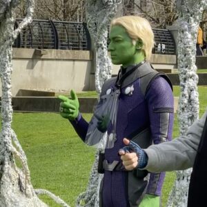 Jesse Rath Instagram - Mini photo dump of us throwing up the guns in ep 6x11 🔫🔫 @supergirlcw 

#supergirl #cw #brainiac5 #brainy #brainiac #dreamer #nianal #wb #warnerbros #martianmanhunter #arrowverse #sentinel #alexdanvers #superfriends #legionofsuperheroes #longlivethelegion #dc #dccomics