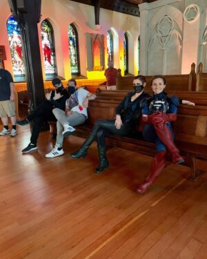 Jesse Rath Instagram - Photo dump from last week in anticipation for tonight’s episode. It’s the last 3 eps of @supergirlcw tonight!! And it’s gonna be a big episode.

#supergirl #superfriends #arrowverse #cw #warnerbros #wb #dceu #dc #legionofsuperheroes #brainy #brainiac #longlivethelegion #brainiac5 #behindthescenes