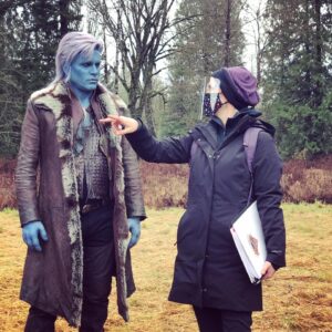 Jesse Rath Instagram - Midvale episode photo dump! 
w/ director @chy_leigh 
@supergirlcw 

#supergirl #cw #arrowverse #warnerbros #nianal #brainy #brainiac5 #nicolemaines #dreamer #chylerleigh #naximtork #chrismartin