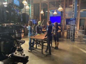 Jesse Rath Instagram - Another photo-dump from the two part @supergirlcw finale.

#supergirl #superfriends #dc #cw #brainiac5 #brainy #dceu #warnerbros #arrowverse #wb #martianmanhunter #nianal #katiemcgrath #lenaluthor #alexdanvers #guardian #behindthescenes