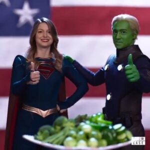 Jesse Rath Instagram - Eat your greens America 🥬🇺🇸
All new @supergirlcw tonight!

#supergirl #brainiac5 #brainy #cw #arrowverse #dc #warnerbros #wb #showcase #legionofsuperheroes