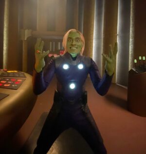 Jesse Rath Instagram - Felt cute might DESTROY later 💅 

#supergirl #brainiac5 #arrowverse #dc #brainiac #cw #warnerbros @supergirlcw