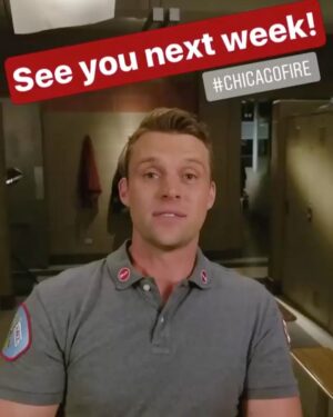 Jesse Spencer Instagram - See you on Thursday! 🔥

#chicagofire