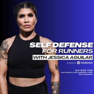 Jessica Aguilar Instagram - Want to feel safer when you run? Join us for an empowering self-defense class powered by lululemon and me, Jessica Aguilar. These free classes are open to everyone. Learn essential techniques and strategies to boost your confidence and safety. Proudly partnered with @Harraruns , @FreaksRunClub, and @haleybowenart for an impactful experience. Sing up and see you there! 🔗 IN BIO
.
.
.
.
.
.
#Empowerment #SelfDefensewithJAG #Lululemon #Freaksrunclub #HARRARuns #HaleyBowenArt #YouGotThis💪🏽