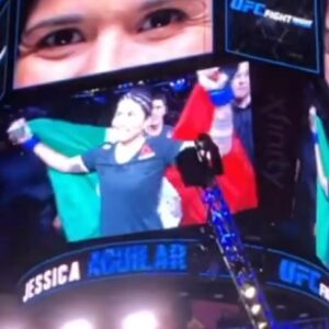 Jessica Aguilar Instagram - Este #Tbt, vuelvo a visitar mi entrada @ufc, un momento que simboliza la determinación de mi viaje. En este #DíaDeLaSaludMental, recordemos priorizar nuestra salud mental y bienestar y apoyarnos unos a otros. A medida que el #MesdelPatrimonioHispano llega a su fin, me enorgullece representar nuestra rica cultura y la fuerza que nos une. 
🧠💚🇲🇽💪🏽
This #Tbt, I revisit my @ufc entrance, a moment that symbolizes my journey’s grit. On this #Mentalhealthday, let’s remember to prioritize our mental health and well-being and support one another. As #HispanicHeritageMonth comes to close, I’m proud to represent our rich culture and the strength that unites us.
🧠💚🇲🇽💪🏽
.
.
.
.
. 
.
#SonrieyCree #SmileandBelieve #LifesAChallenge #LaVidaEsUnaLucha #BJJLifeStyle #JAG #WMMA