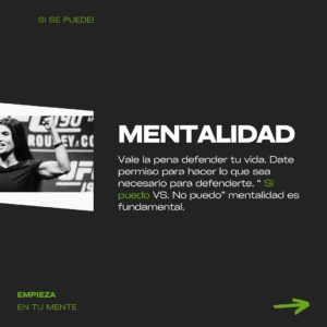 Jessica Aguilar Instagram - La defensa personal comienza en tu mente. ¡Aumenta tu seguridad con estos consejos esenciales! 
🧠
Protect your peace! Learn the ABCs of self-defense: Awareness, Mindset, Confidence. Don't be an easy target. Be the force to reckon with! 
💪🏽
.
.
.
.
.
.
#MentalidadFuerte #AutoDefensa #YouGotThis #Sisepuede #Selfdefensebasics #BrazilianJiuJitsu #TuesdayTips #Hispanicheritagemonth  #Defensapersonalparamujeres 🙌🏽