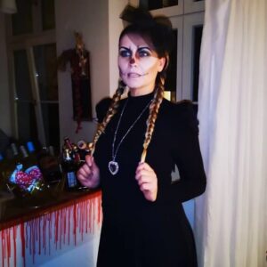 Jessica Boehrs Instagram - Shadows of a thousand years rise again unseen.
Voices whisper in the trees, tonight is Halloween! 🎃 

#halloween #2020 #spooky #staysafe