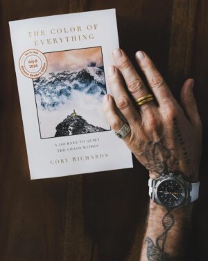 Jessica Camacho Instagram - My favorite human wrote a book that comes out on July 9th, titled The Color of Everything.  He read it to me during our first road trip together, and it was all I could do to keep my hands on the wheel and my eyes on the road, as my heart and mind sank deep into the story of his beautifully complex journey.  I can’t even attempt to sufficiently summarize the words he melds together in his book, so I’ll just tell you to go to coryrichards.com/books where you can read an excerpt yourself, and pre-order your own copy. I can’t wait to hold my own copy in my hands, and get lost in the story again, again, again. Proud of you, human. @coryrichards