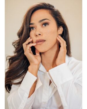 Jessica Camacho Instagram - Shout-out to the beautiful women behind this shoot… @amandapeixotoelkins calling the shots behind the camera & @vivianmaxwellbeauty creating the look through makeup and hair. Two extraordinary women I’m blessed to know and work with. Love you, ladies.