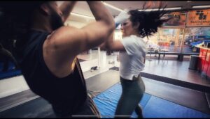 Jessica Camacho Instagram - Big, giant thank you to @markreels___  and @mackowal at @systemstrainingcenter for working to get me into fighting shape!  Y’all are the best.