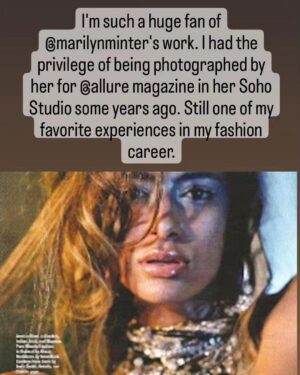Jessica Clark Instagram - #marilynminter #allure #alluremagazine #jessicaclark #fashion #photography #beauty #beautyphotography #fashionphotography #model #modellife